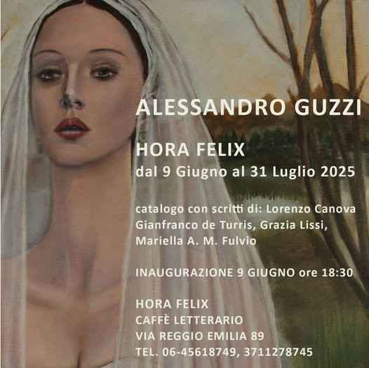 Alessandro Guzzi a Hora Felix, mostra di pittura, personale.